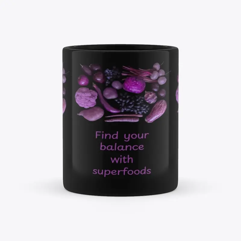 Find Your Balance with Superfoods Mug